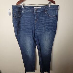 Torrid Classic Straight in Back Country Blue 22R